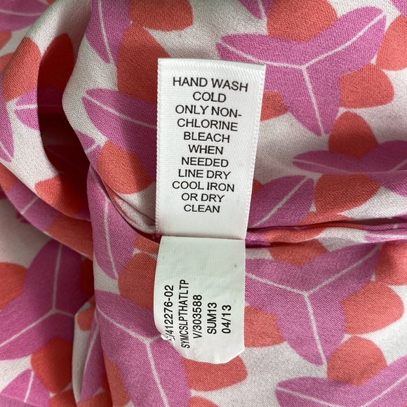 Banana Republic Milly Silk Blend Abstract Print Tank Top - Picture 16 of 16